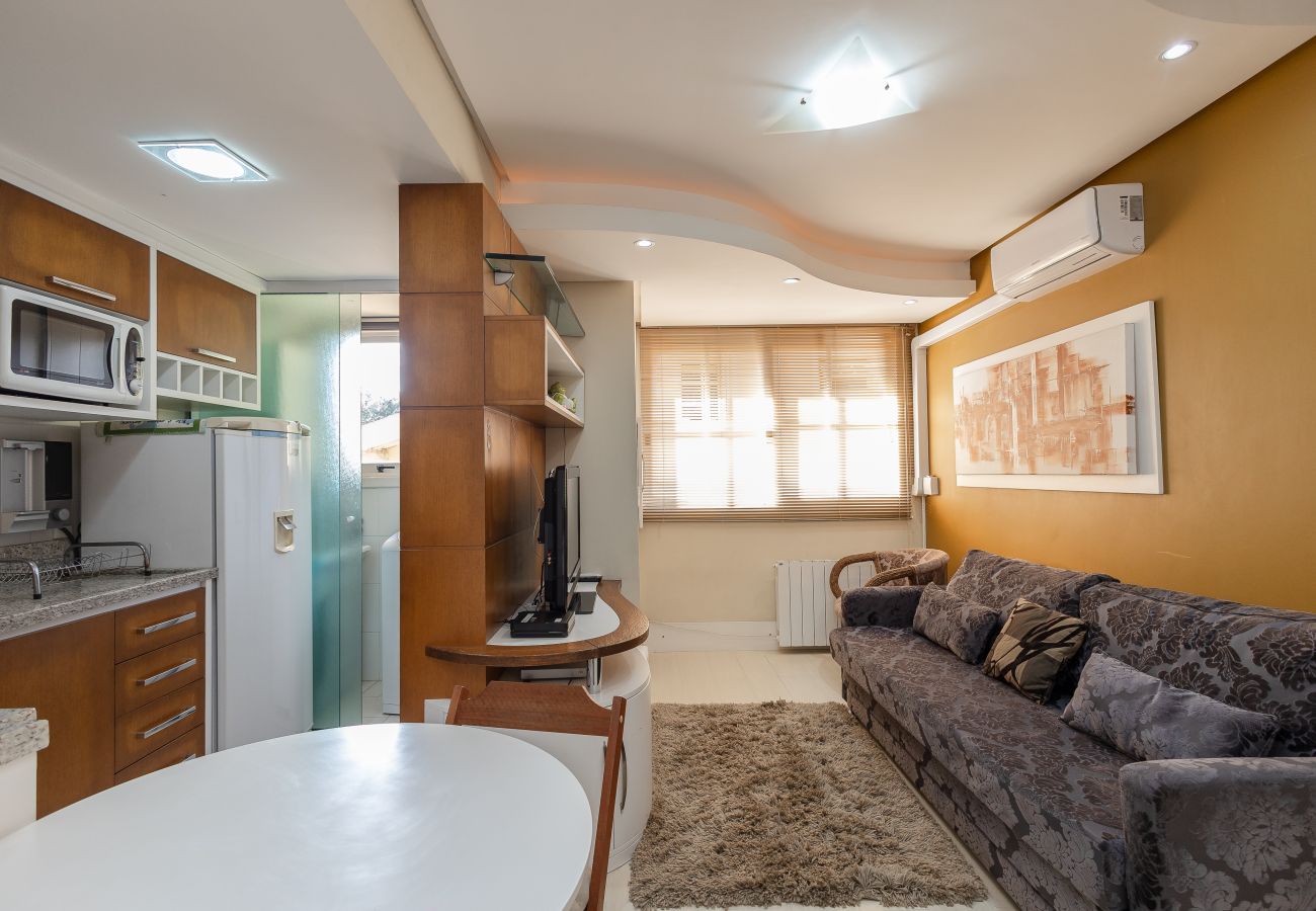 Apartamento em Gramado - Duplex 2D (2 banheiros) a 300m da Rua Coberta!