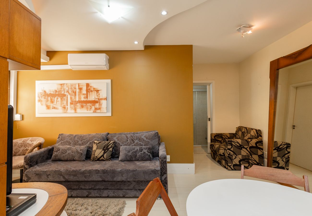 Apartamento em Gramado - Duplex 2D (2 banheiros) a 300m da Rua Coberta!