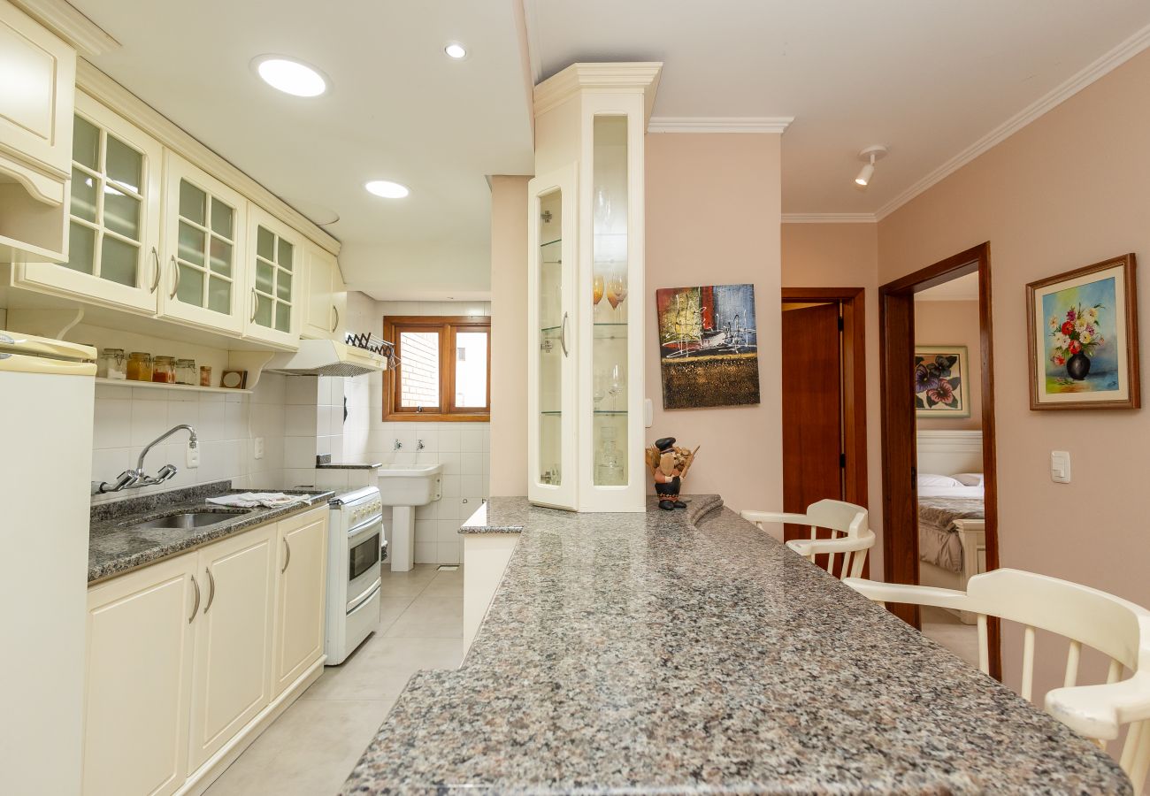 Apartamento em Gramado - Apto aconchegante a 400m da Rua Coberta!