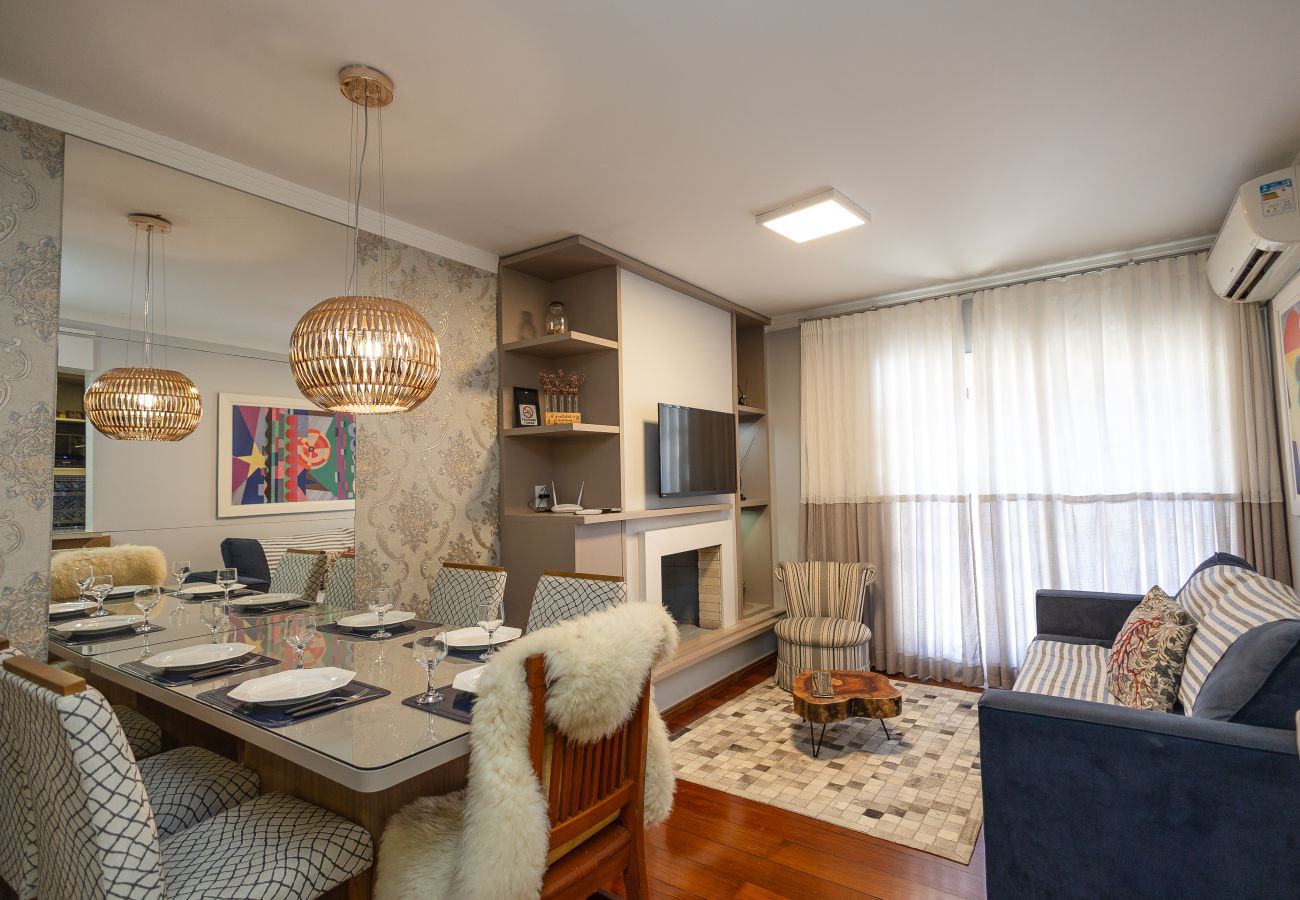 Apartamento em Gramado - Duplex 3 dormitórios a 450m da Rua Coberta!