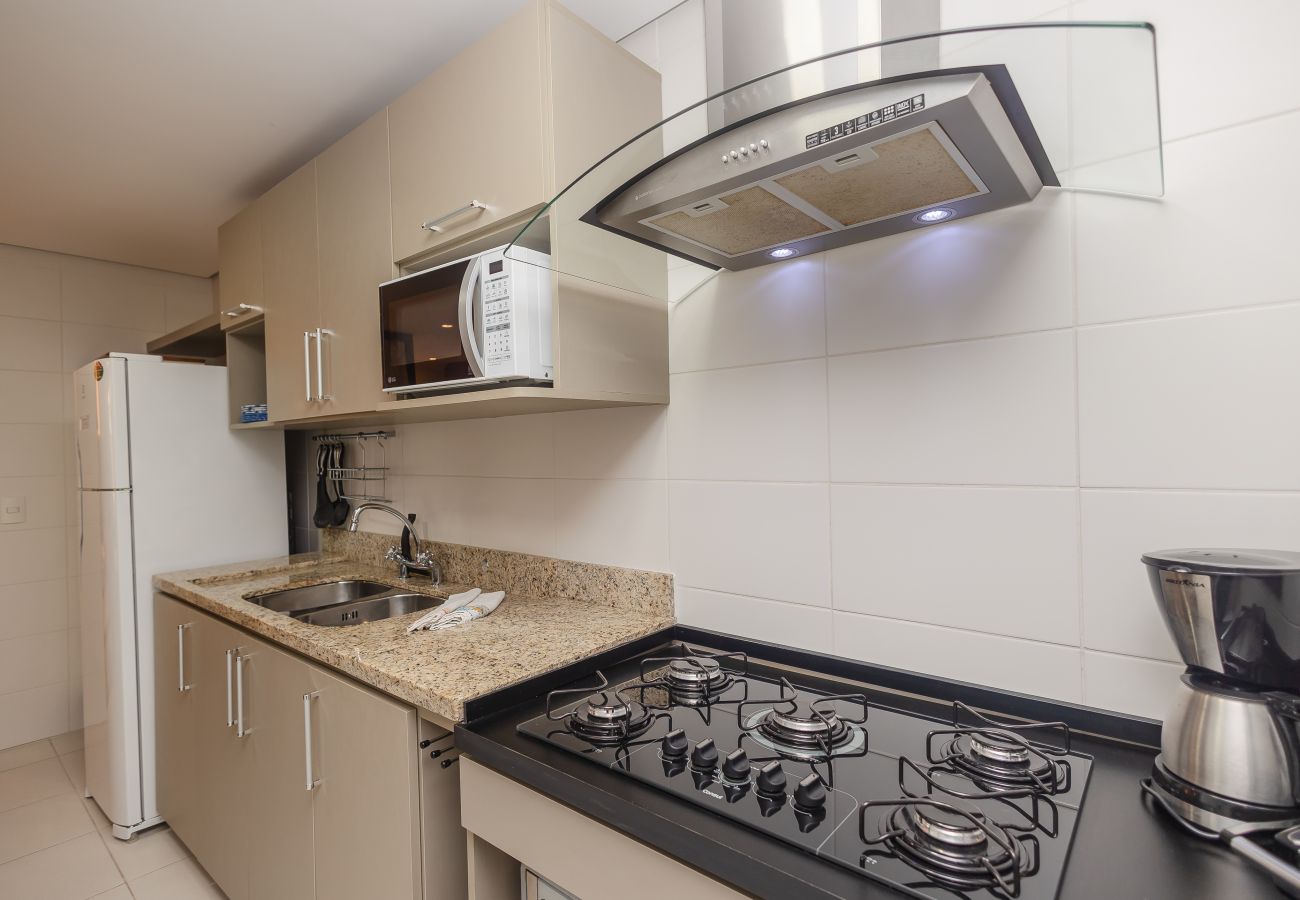 Apartamento em Gramado - Apto 1D no coração de Gramado, a 550m da R Coberta