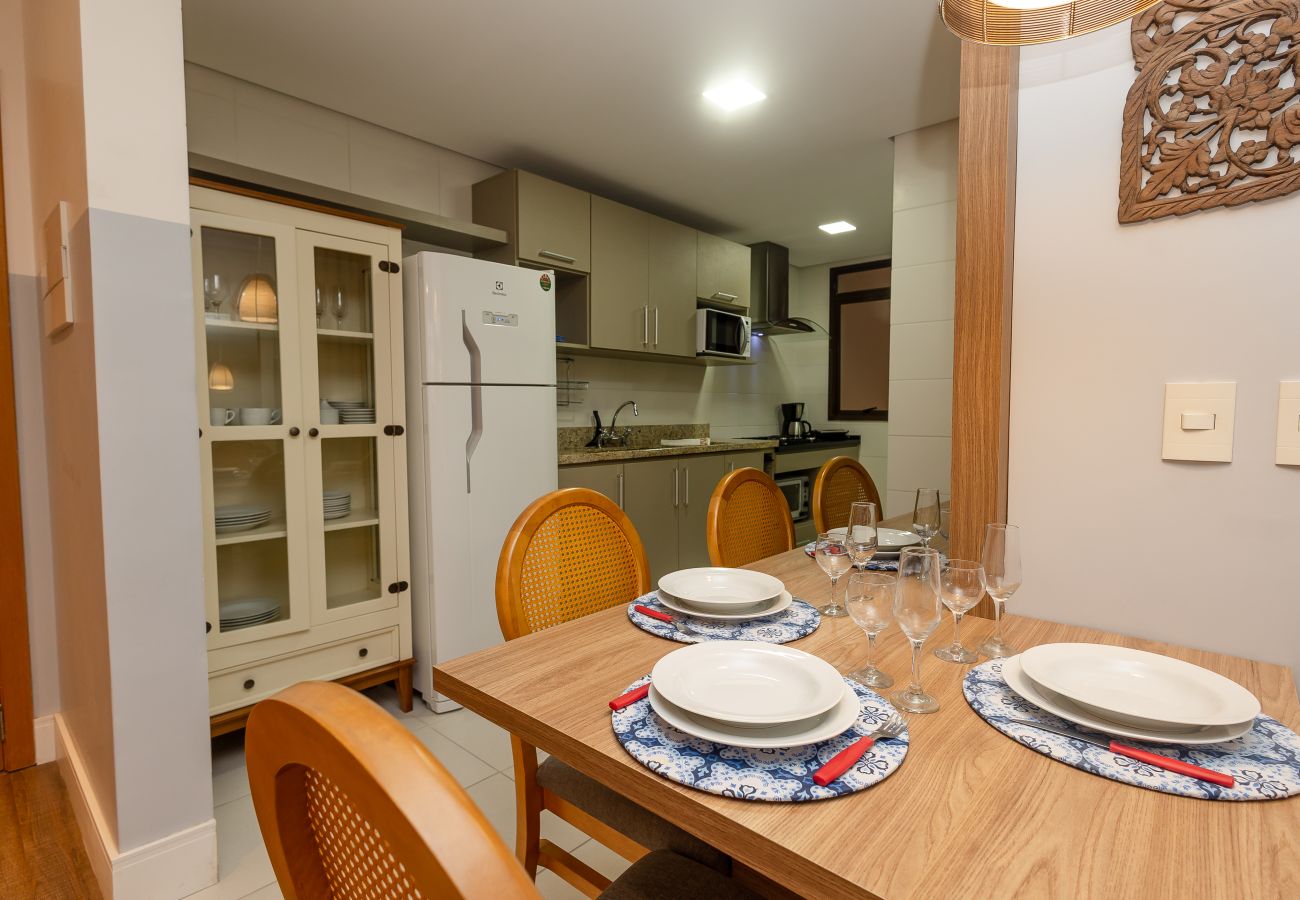 Apartamento em Gramado - Apto 1D no coração de Gramado, a 550m da R Coberta