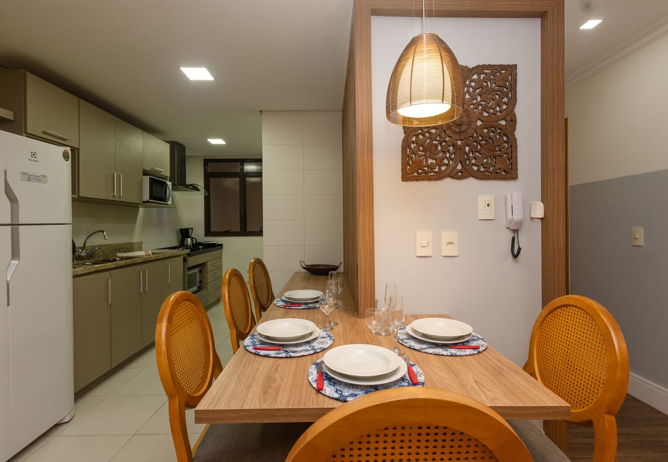 Apartamento em Gramado - Apto 1D no coração de Gramado, a 550m da R Coberta