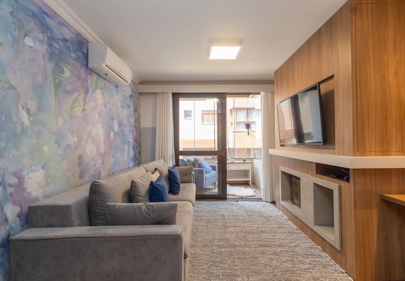 Apartamento em Gramado - Apto 1D no coração de Gramado, a 550m da R Coberta