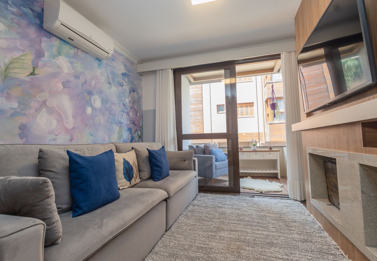 Apartamento em Gramado - Apto 1D no coração de Gramado, a 550m da R Coberta