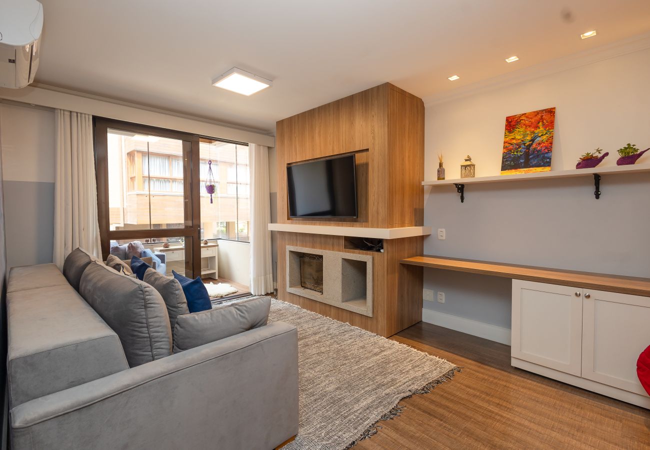 Apartamento em Gramado - Apto 1D no coração de Gramado, a 550m da R Coberta