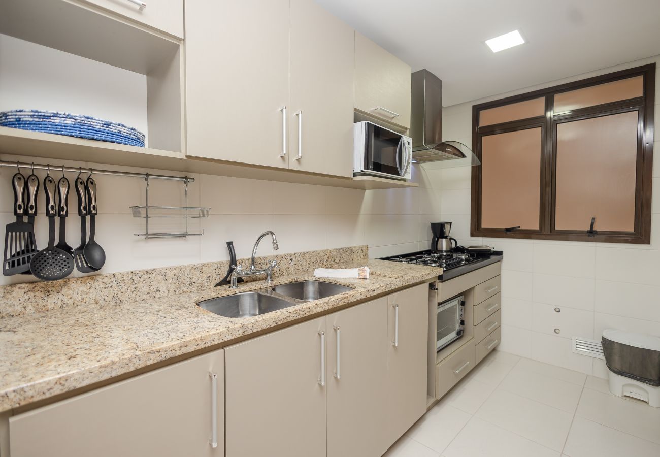 Apartamento em Gramado - Apto 1D no coração de Gramado, a 550m da R Coberta