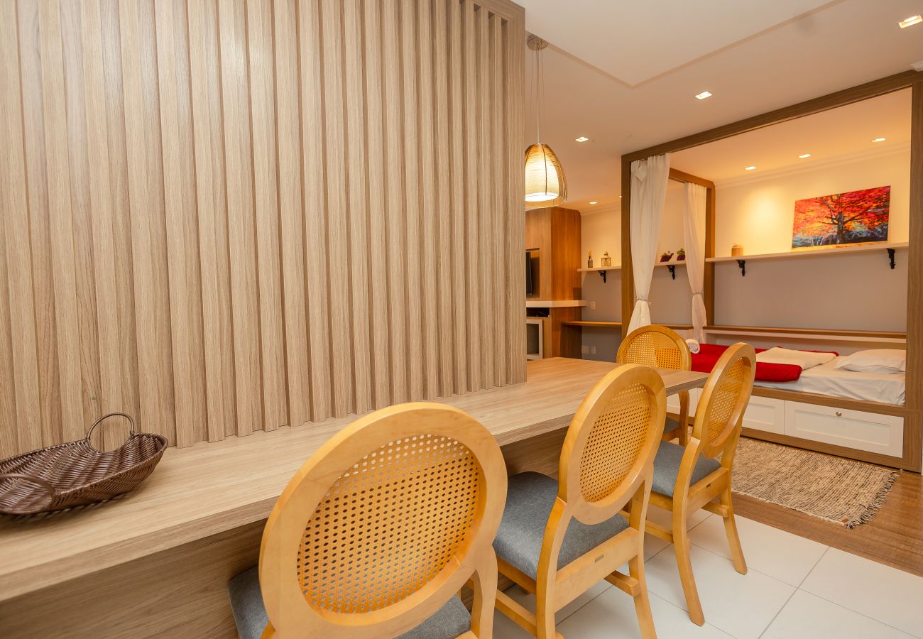 Apartamento em Gramado - Apto 1D no coração de Gramado, a 550m da R Coberta