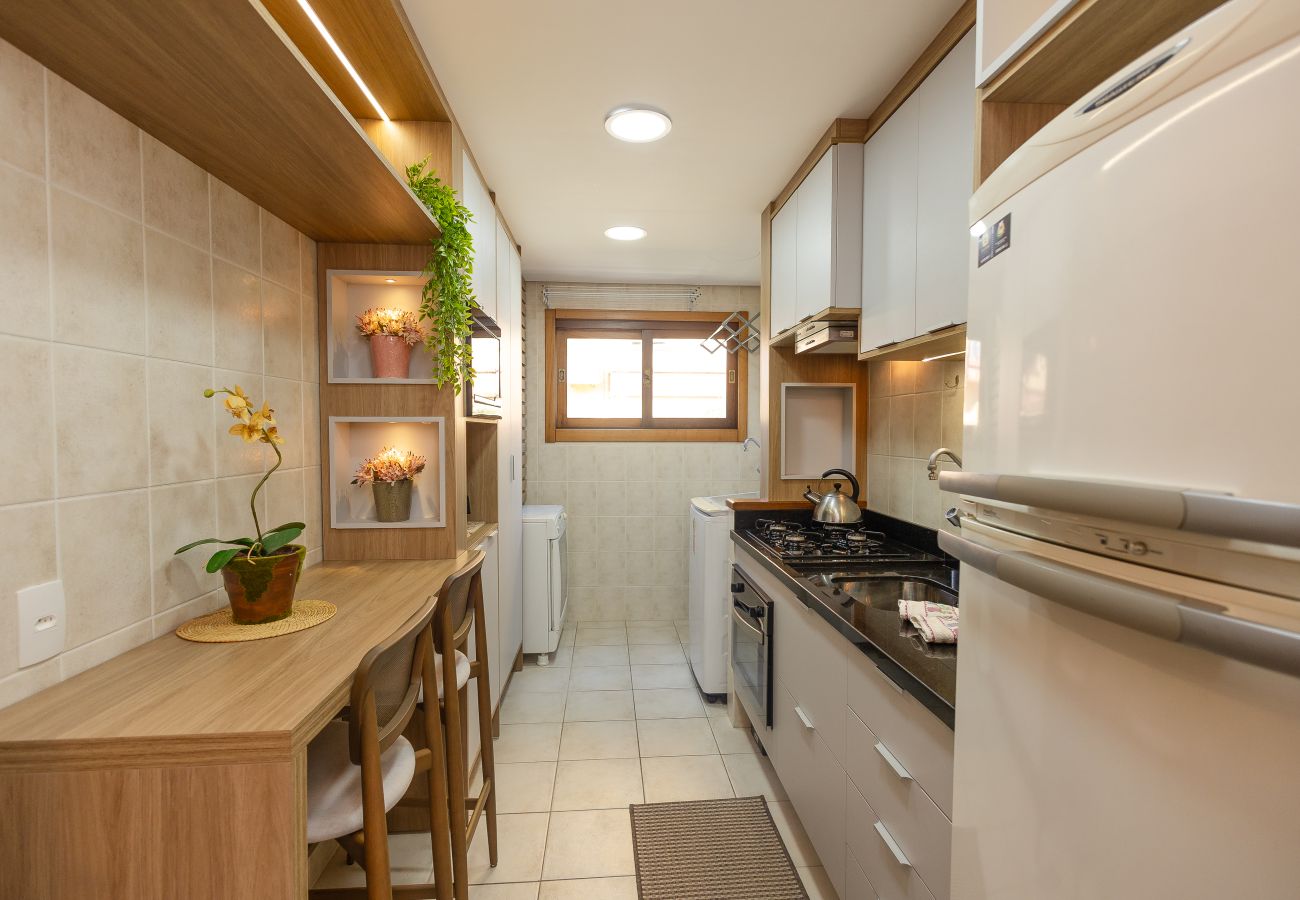 Apartamento em Gramado - NOVO! Dois quartos a 400m da Rua Coberta!