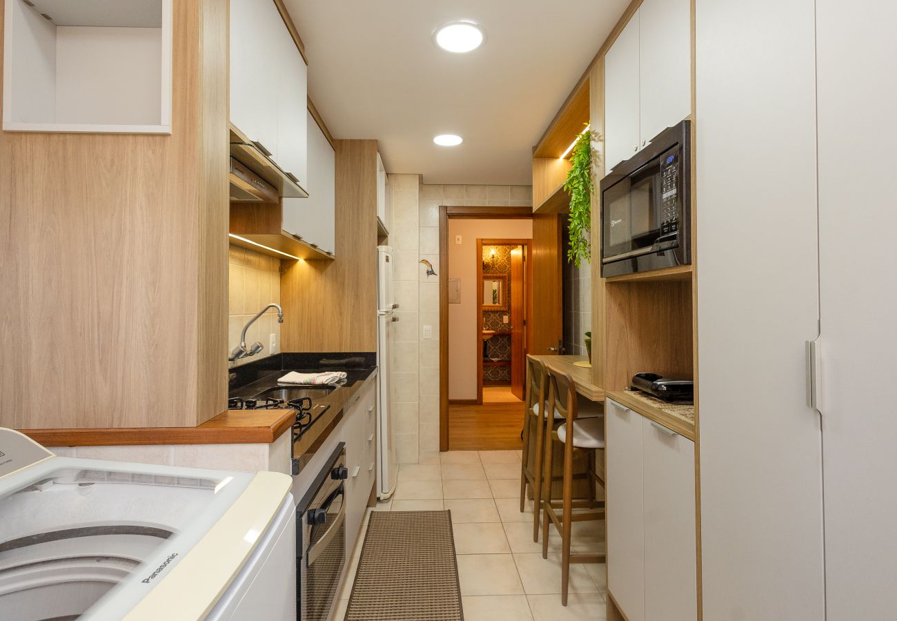 Apartamento em Gramado - NOVO! Dois quartos a 400m da Rua Coberta!