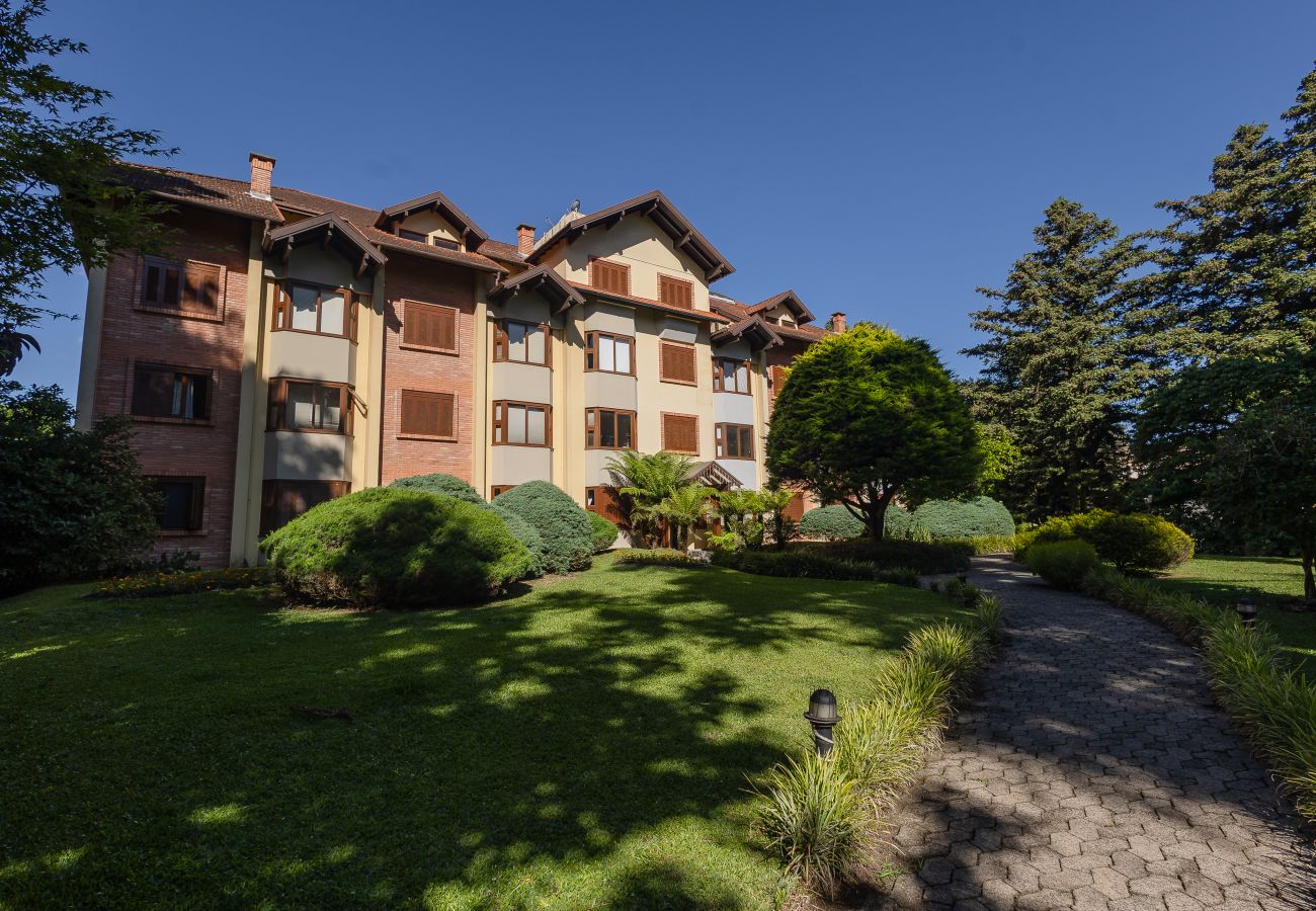 Apartamento em Gramado - NOVO! Aconchegante duplex 2D (2 banhos) a 1km da R Coberta!