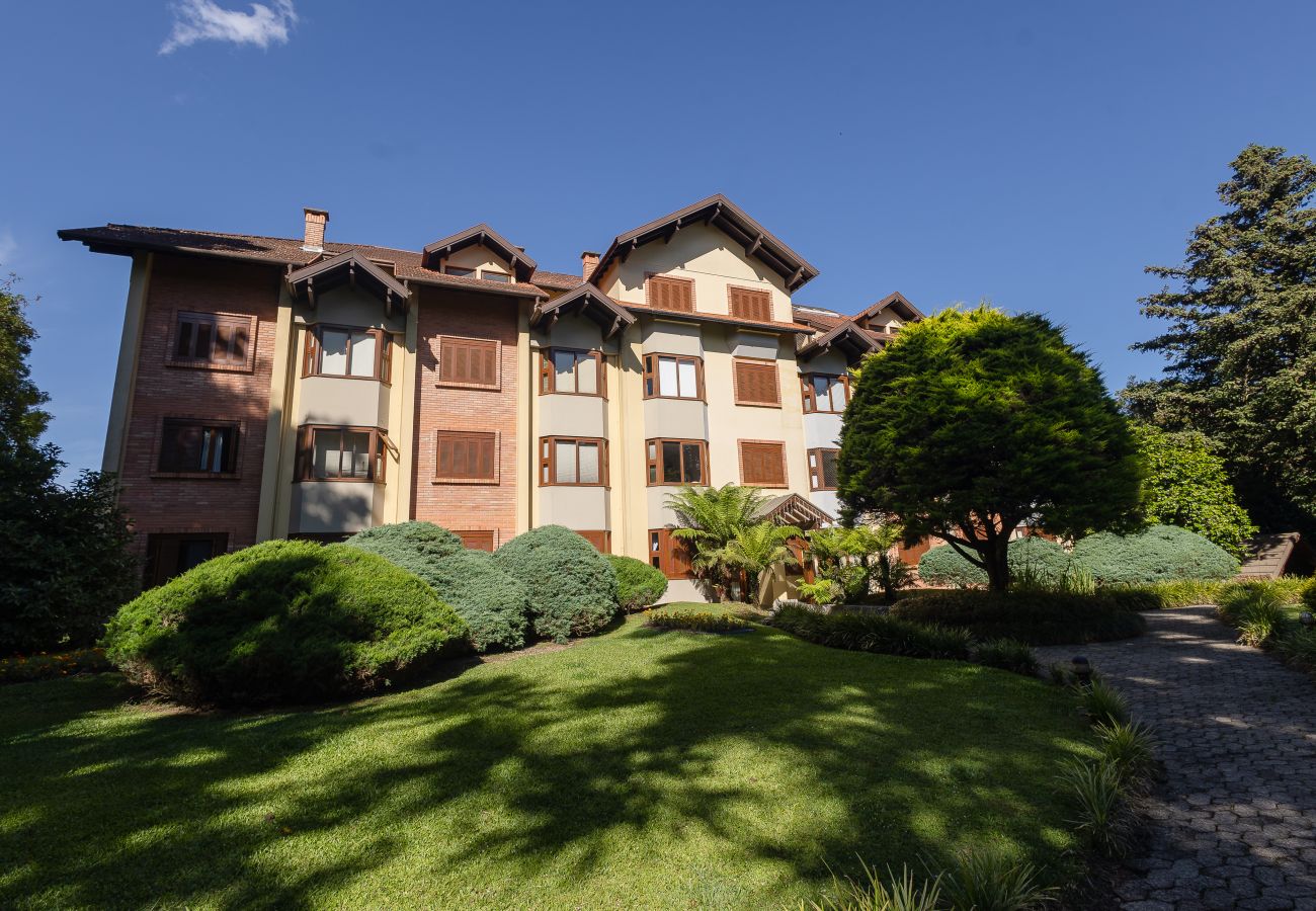 Apartamento em Gramado - NOVO! Aconchegante duplex 2D (2 banhos) a 1km da R Coberta!