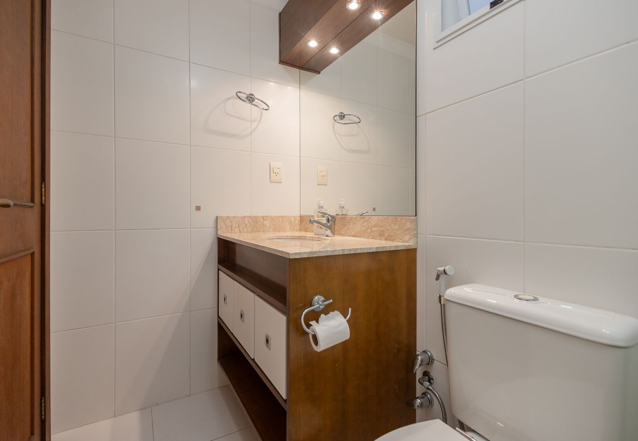 Apartamento em Gramado - Apto acolhedor 3D (1 suíte) a 400m da Rua Coberta!