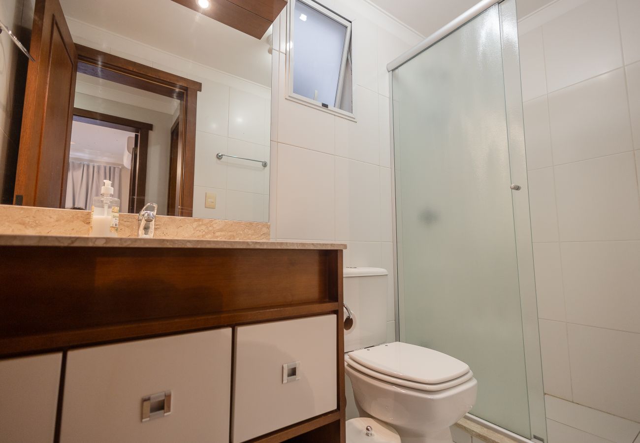 Apartamento em Gramado - Apto acolhedor 3D (1 suíte) a 400m da Rua Coberta!