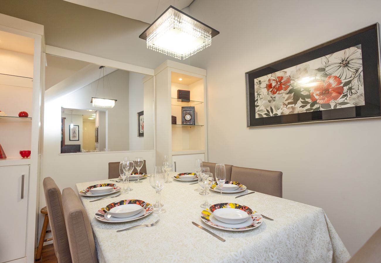 Apartamento em Gramado - Apto acolhedor 3D (1 suíte) a 400m da Rua Coberta!
