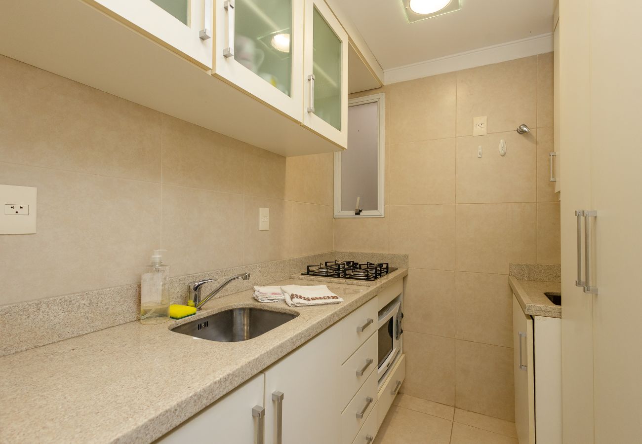 Apartamento em Gramado - Apto acolhedor 3D (1 suíte) a 400m da Rua Coberta!
