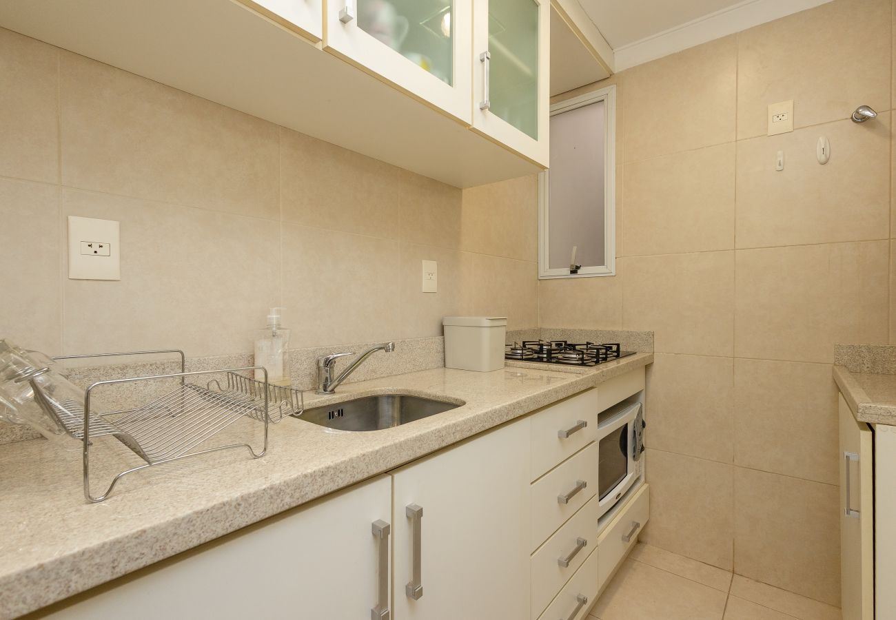 Apartamento em Gramado - Apto acolhedor 3D (1 suíte) a 400m da Rua Coberta!