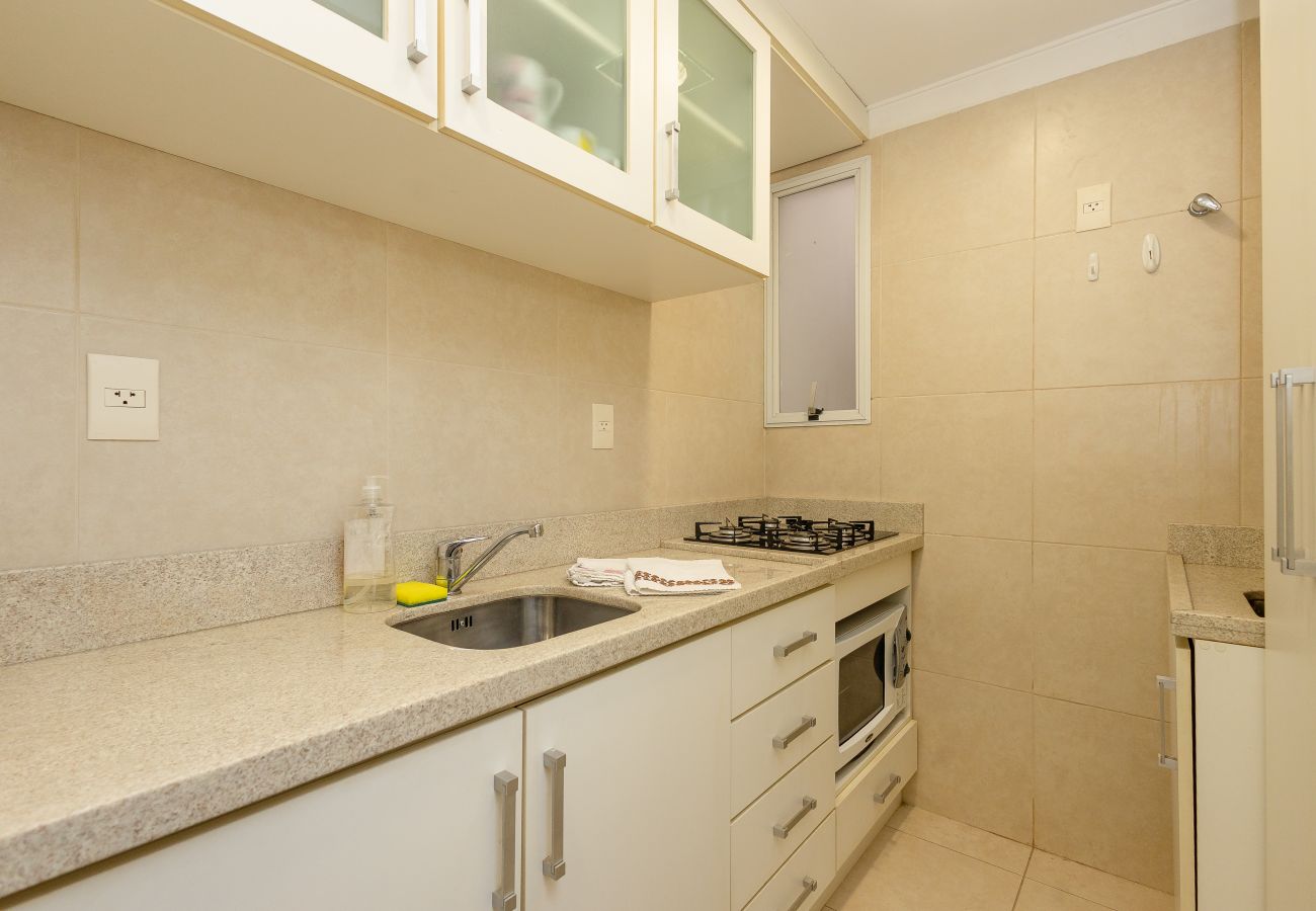 Apartamento em Gramado - Apto acolhedor 3D (1 suíte) a 400m da Rua Coberta!