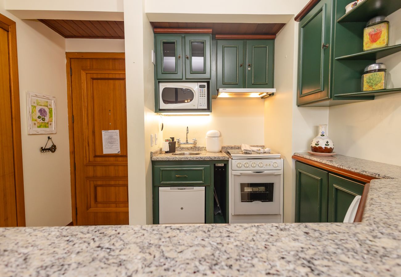 Apartamento em Gramado - Apto aconchegante a 400m da R Coberta