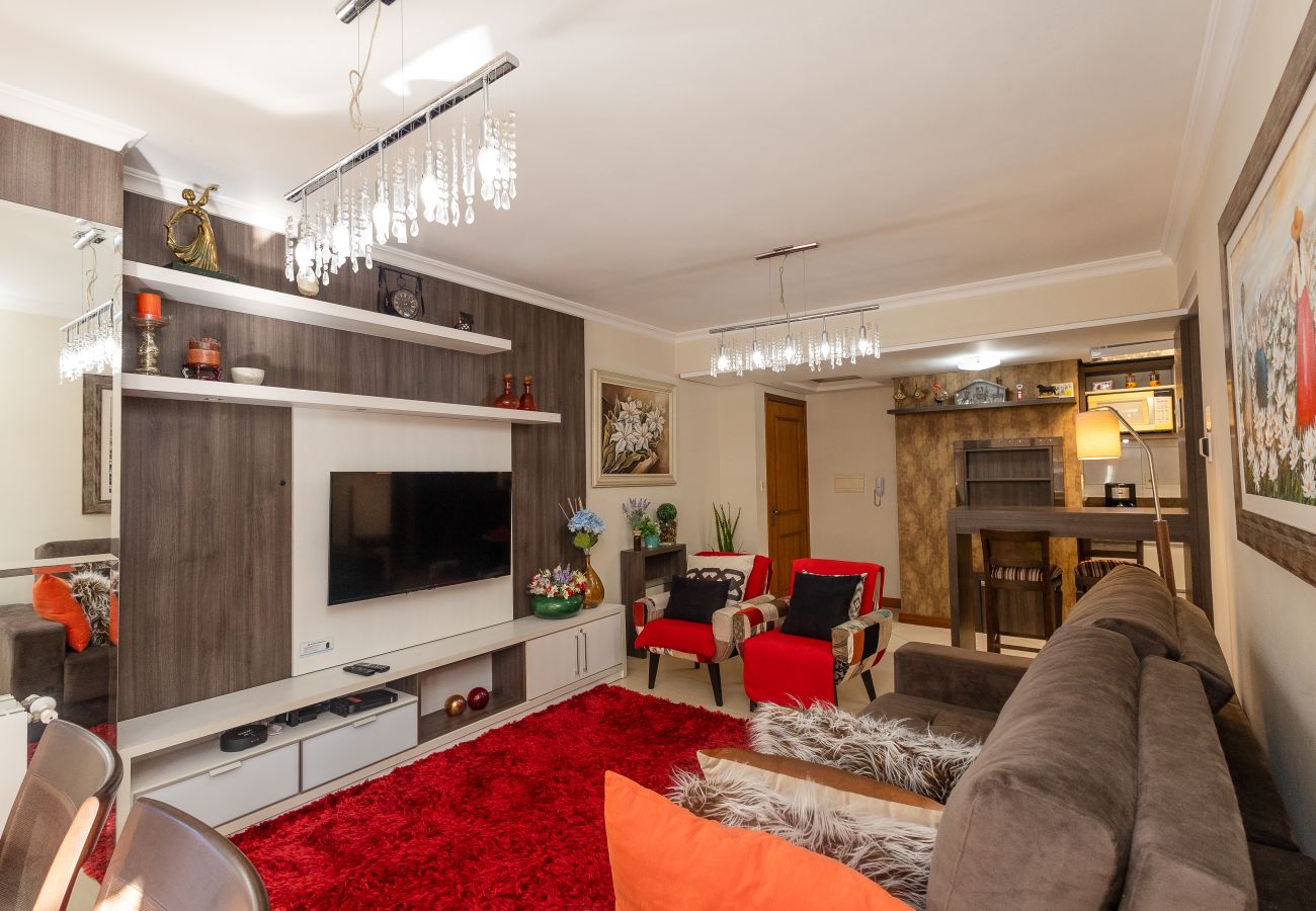 Apartamento em Gramado - Aconchegante apto 2 quartos (1 suíte) junto ao centro!
