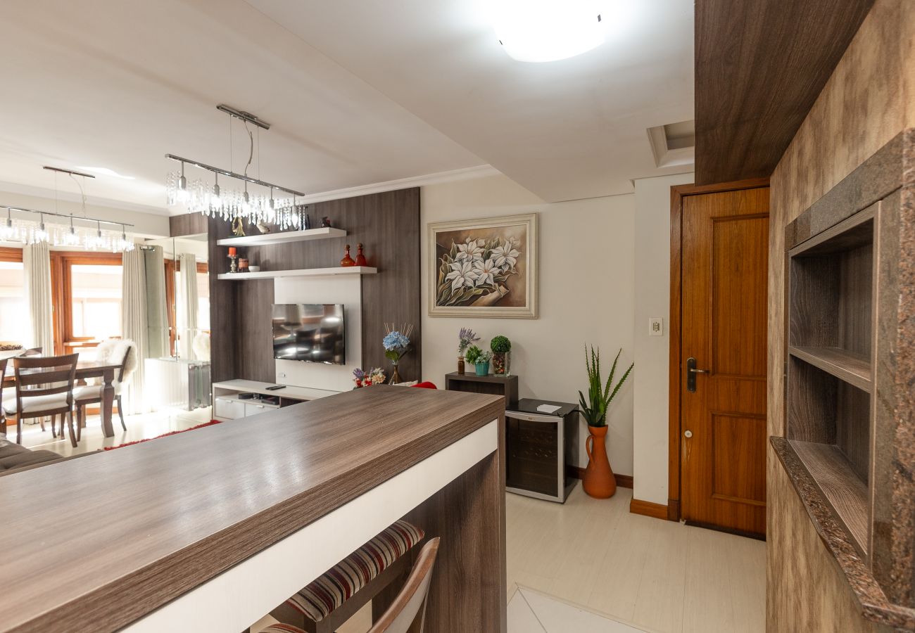 Apartamento em Gramado - Aconchegante apto 2 quartos (1 suíte) junto ao centro!