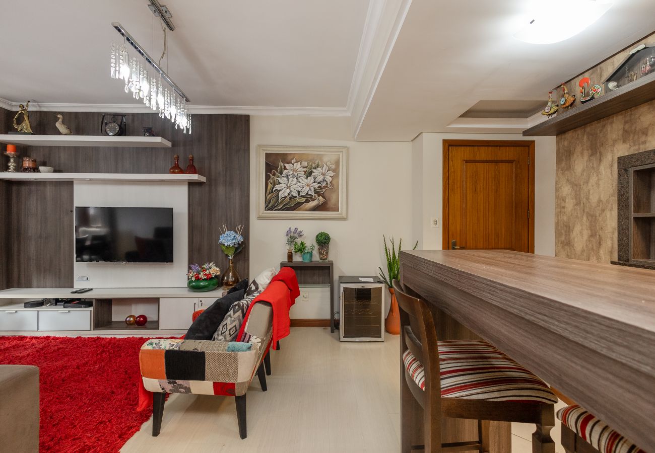 Apartamento em Gramado - Aconchegante apto 2 quartos (1 suíte) junto ao centro!