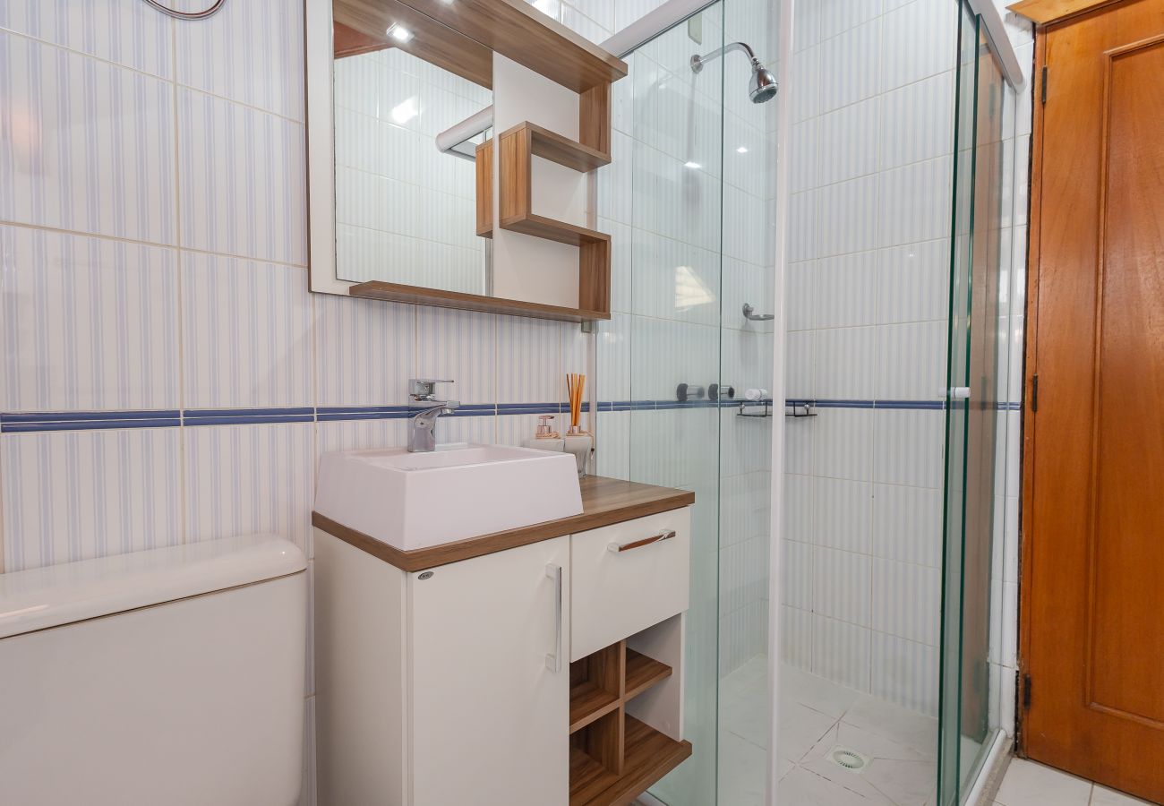 Apartamento em Gramado - Apto iluminado com 4 quartos a 700m da R Coberta!