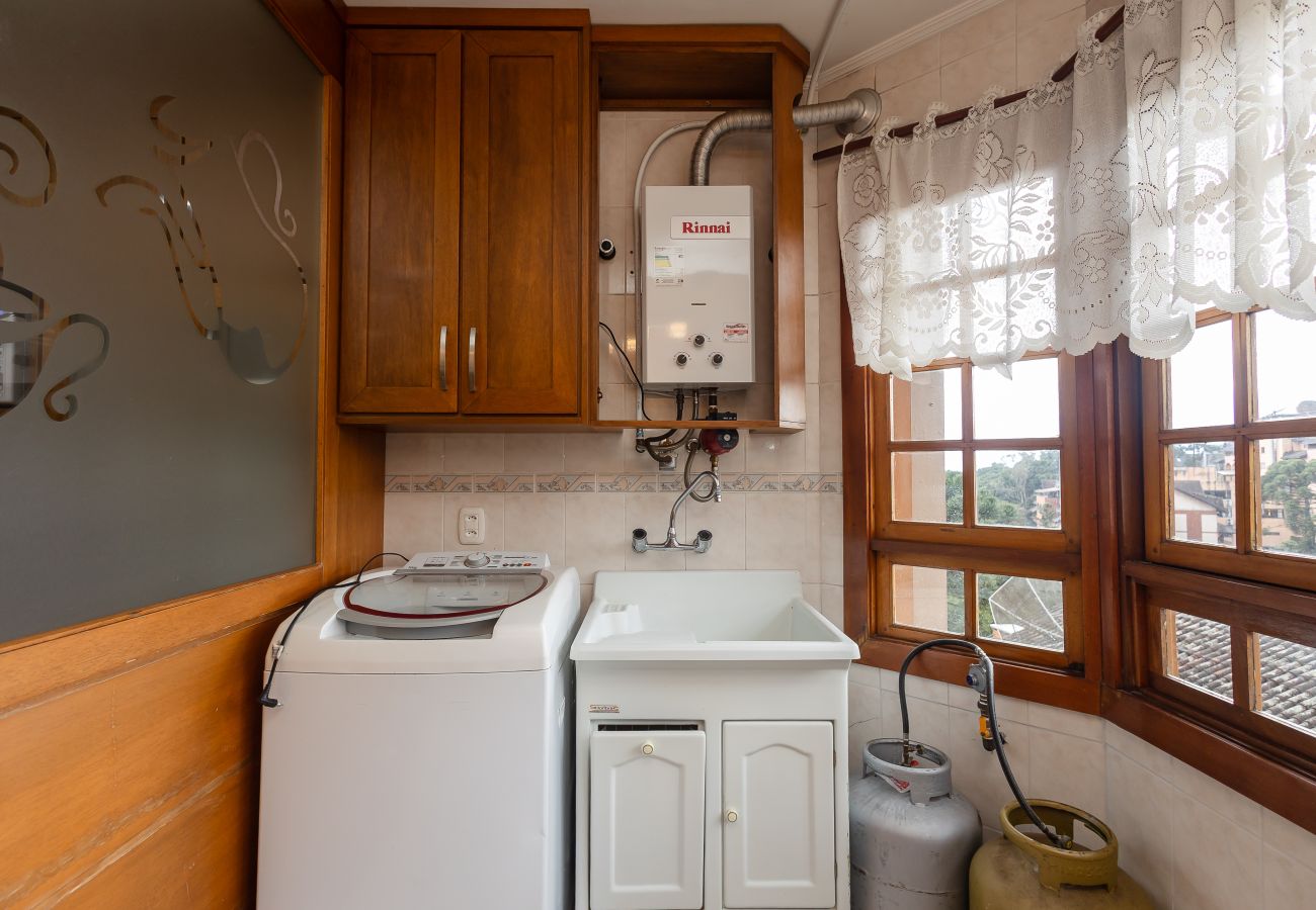 Apartamento em Gramado - Apto iluminado com 4 quartos a 700m da R Coberta!