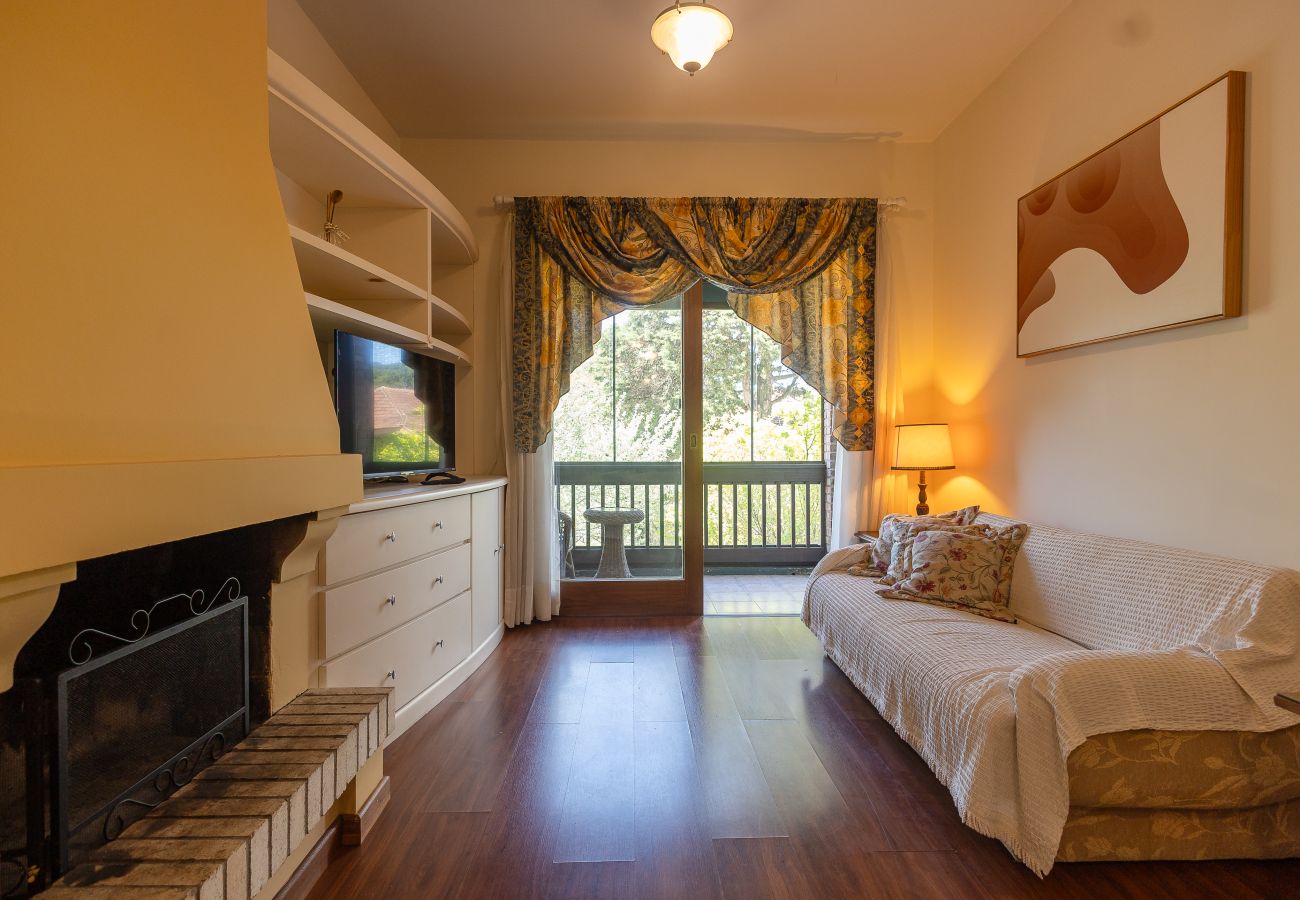 Apartamento em Gramado - Apto no coração de Gramado, a 300m da Rua Coberta 2D