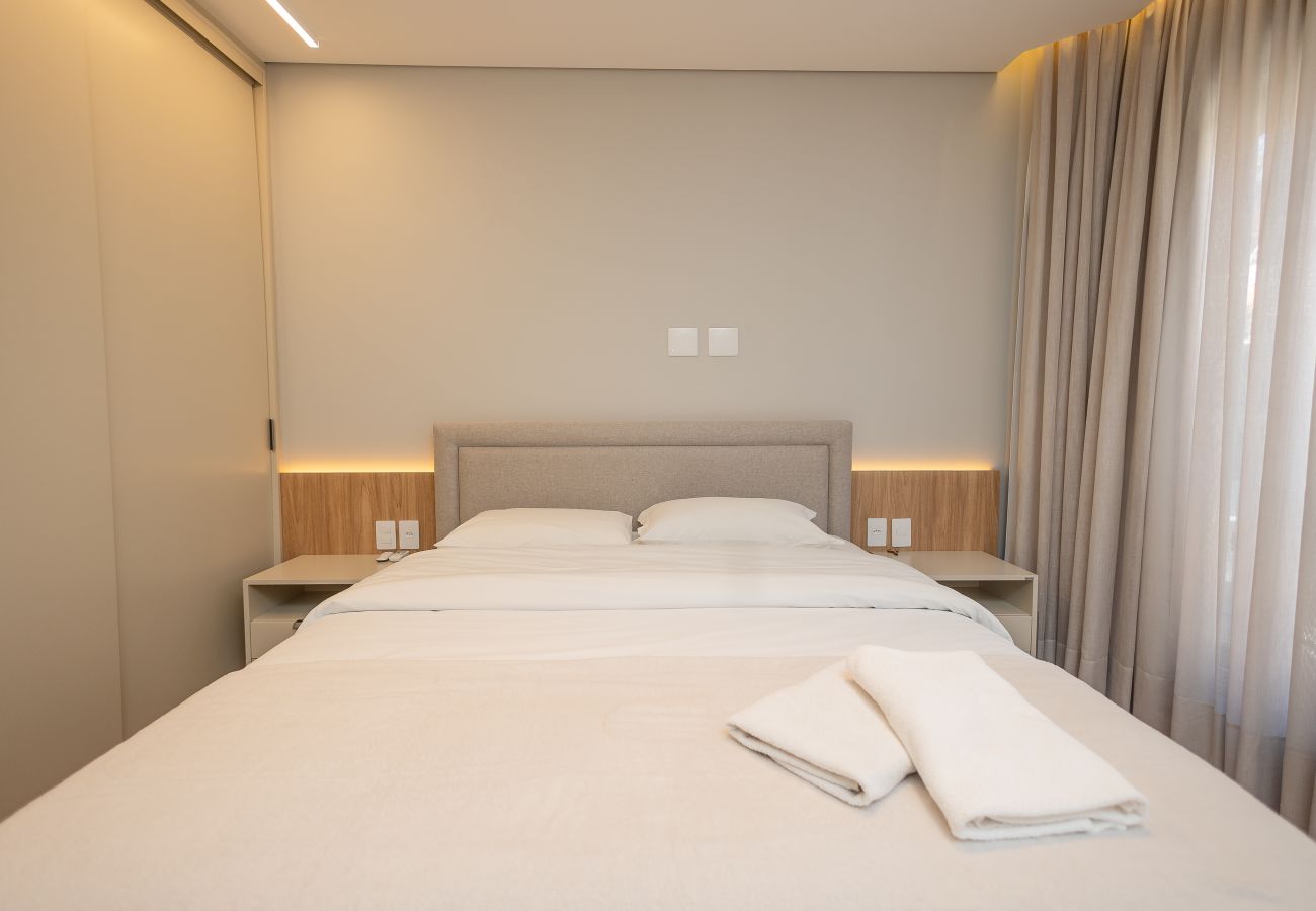 Apartamento em Gramado - NOVO! Apto alto Padrão 2 suítes a 600m da Rua Coberta