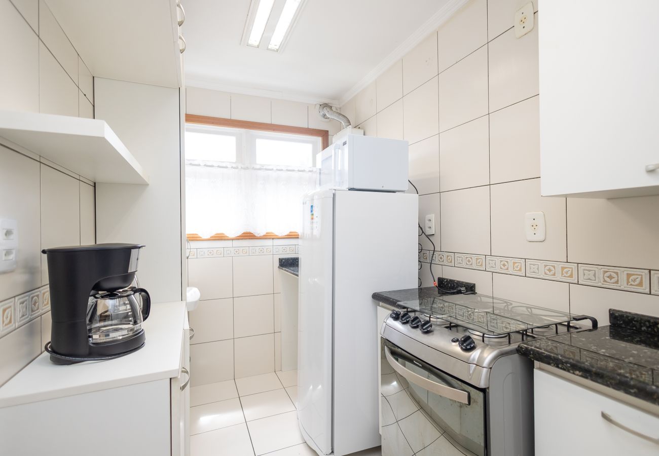 Apartamento em Gramado - Ap acolhedor na esq do Lago Joaquina (2 suites)