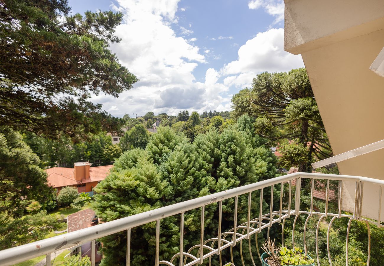 Apartamento em Gramado - Ap acolhedor na esq do Lago Joaquina (2 suites)