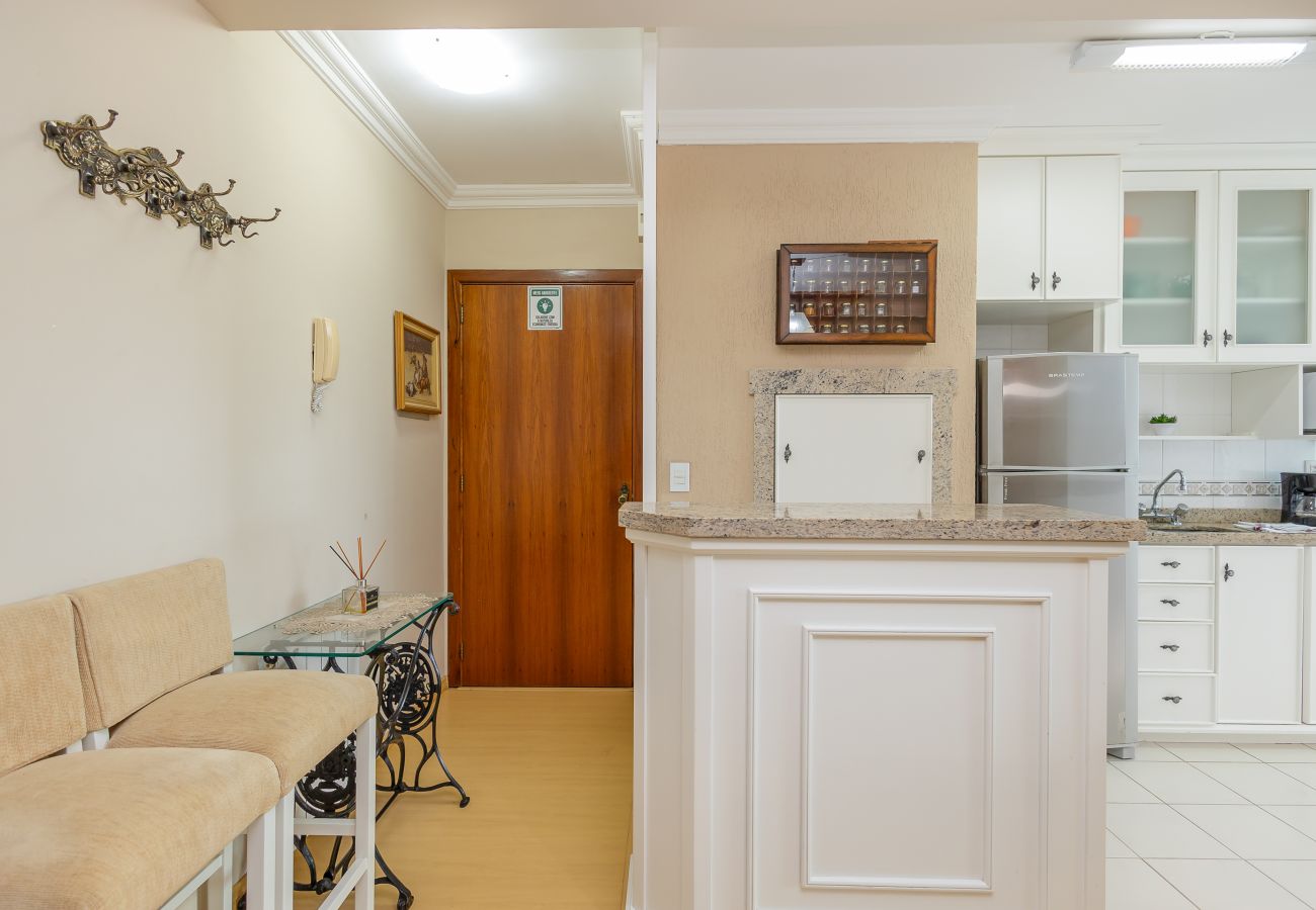 Apartamento em Gramado - Ap 3D na av Borges de Medeiros (3 banheiros, 2 vagas)