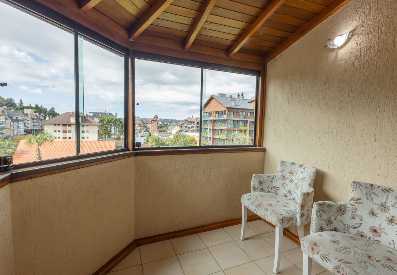 Apartamento em Gramado - Ap 3D na av Borges de Medeiros (3 banheiros, 2 vagas)