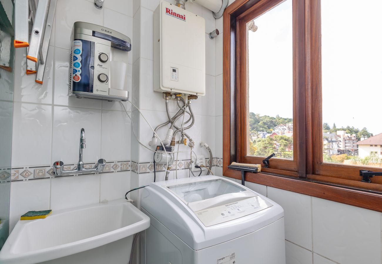 Apartamento em Gramado - Ap 3D na av Borges de Medeiros (3 banheiros, 2 vagas)