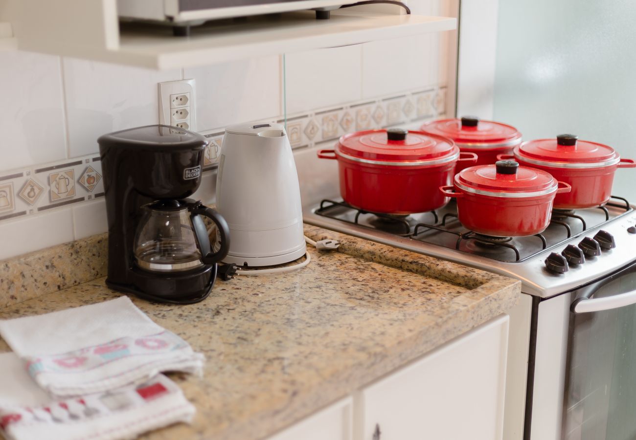 Apartamento em Gramado - Ap 3D na av Borges de Medeiros (3 banheiros, 2 vagas)