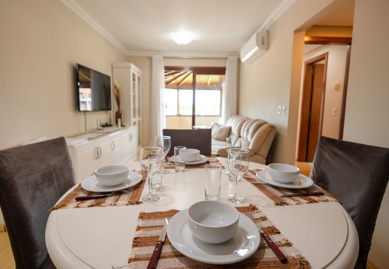 Apartamento em Gramado - Ap 3D na av Borges de Medeiros (3 banheiros, 2 vagas)