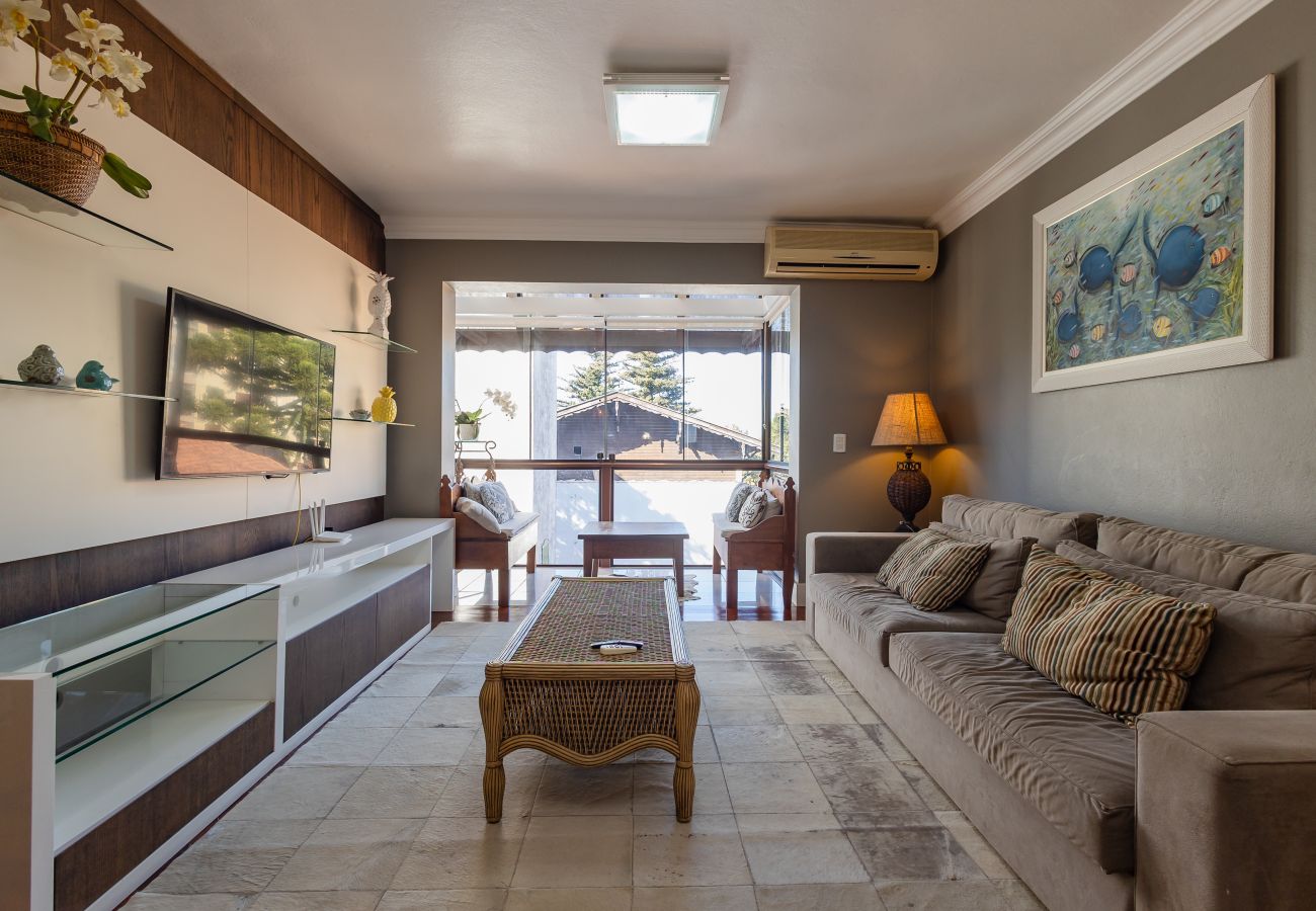 Apartamento em Gramado - Desfrute o centro sem carro! 4 quartos a 60m da Rua Coberta! 