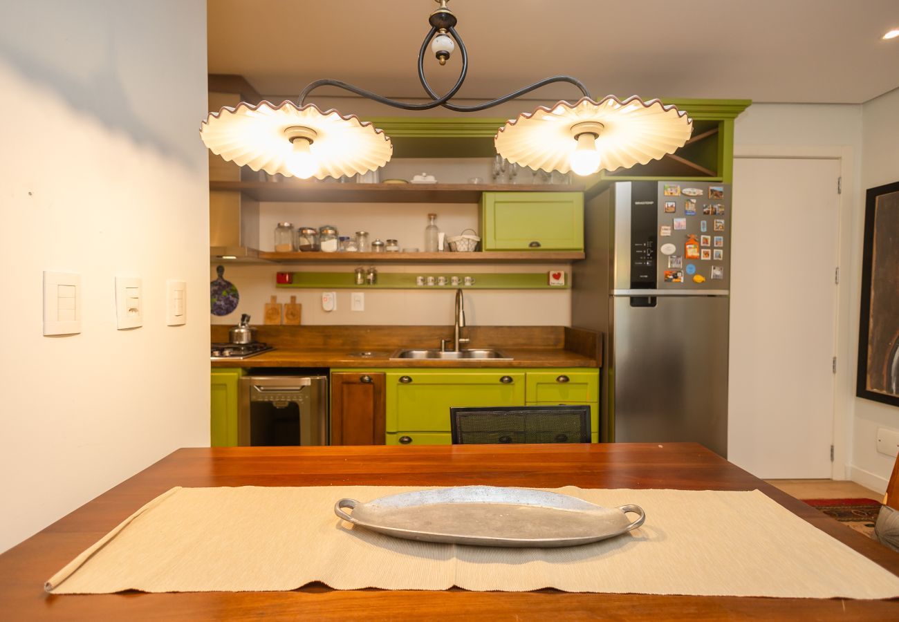 Apartamento em Gramado - NOVO! Loft 2D (1 suite) a 400m da Rua Coberta!