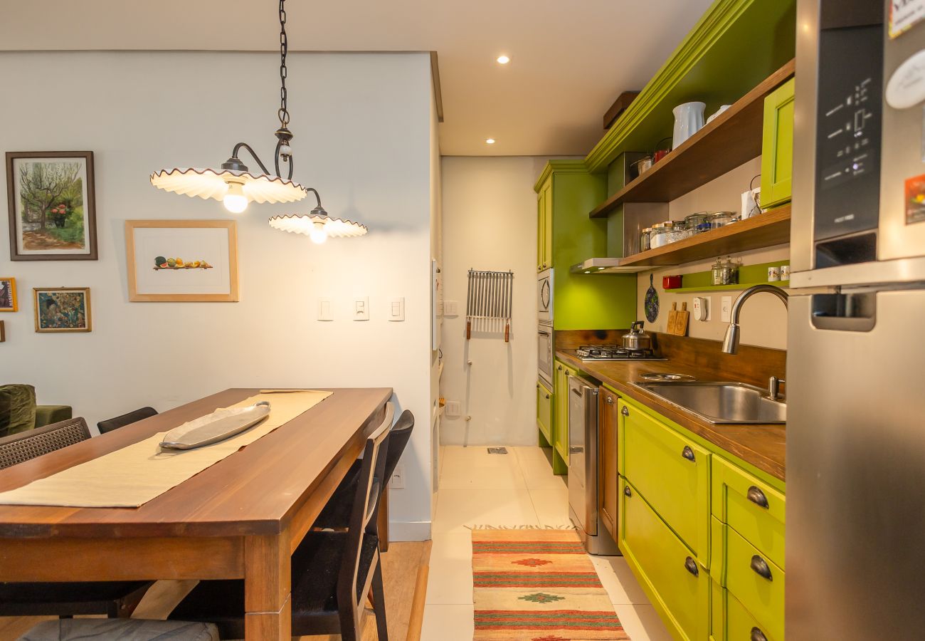 Apartamento em Gramado - NOVO! Loft 2D (1 suite) a 400m da Rua Coberta!