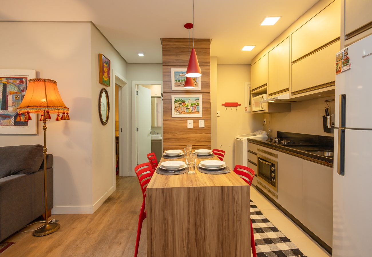 Apartamento em Gramado - NOVO! Casa de Laura, loft a 400m da R Coberta!