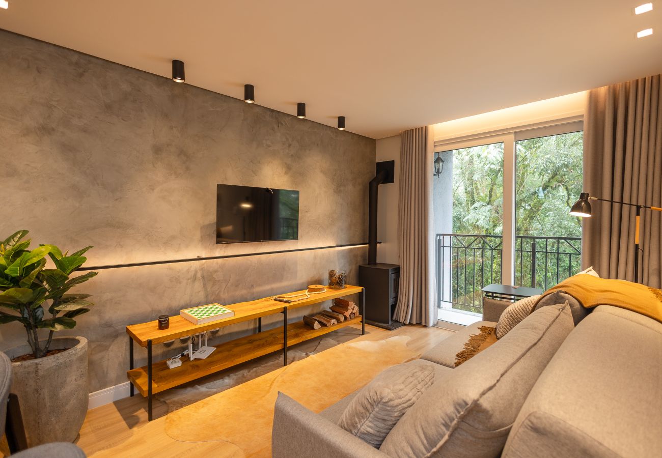 Apartamento em Gramado - NOVO! Loft IMPECÁVEL! Desfrute Gramado como um nativo!