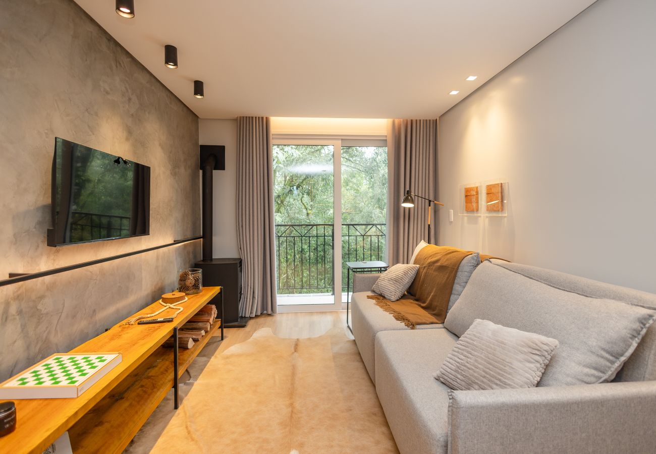 Apartamento em Gramado - NOVO! Loft IMPECÁVEL! Desfrute Gramado como um nativo!