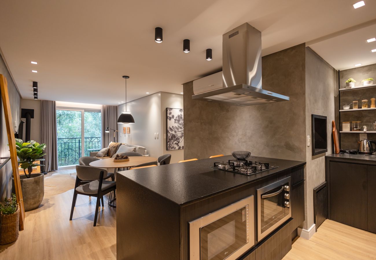 Apartamento em Gramado - NOVO! Loft IMPECÁVEL! Desfrute Gramado como um nativo!