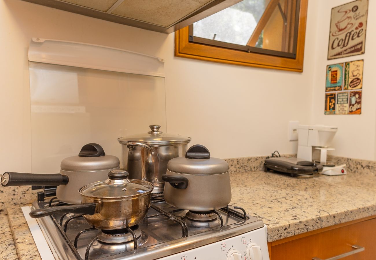 Apartamento em Gramado - NOVO! Apto 2d (1 suíte) a 600m da R Coberta!