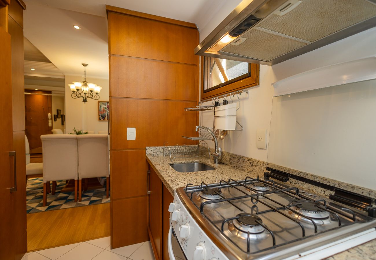 Apartamento em Gramado - NOVO! Apto 2d (1 suíte) a 600m da R Coberta!