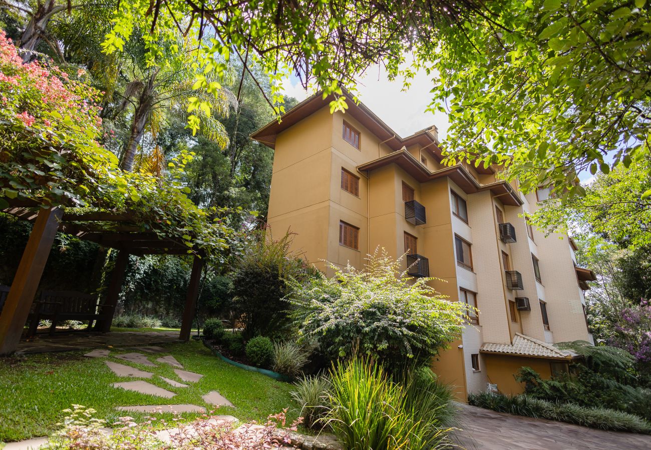 Apartamento em Gramado - NOVO! Apto 2d (1 suíte) a 600m da R Coberta!