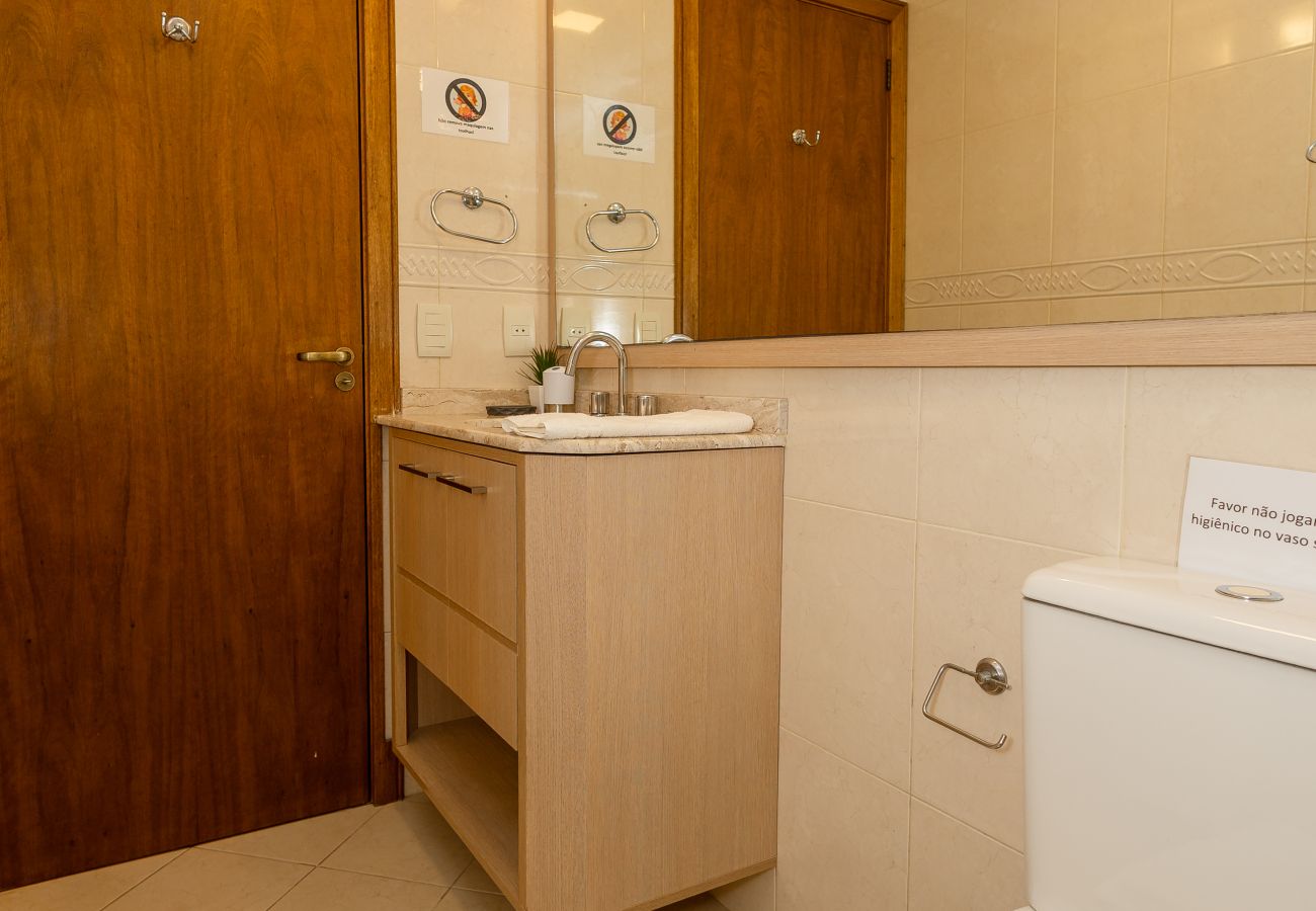 Apartamento em Gramado - NOVO! Apto 2d (1 suíte) a 600m da R Coberta!