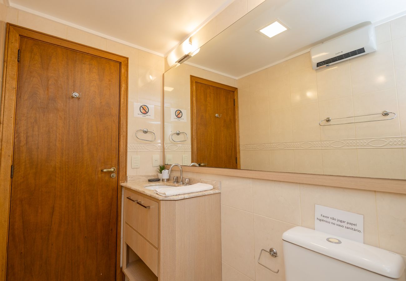 Apartamento em Gramado - NOVO! Apto 2d (1 suíte) a 600m da R Coberta!