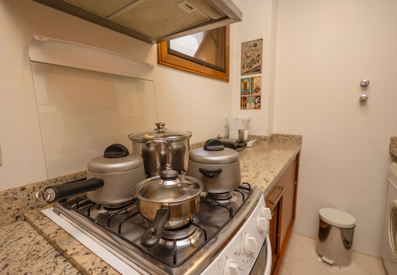 Apartamento em Gramado - NOVO! Apto 2d (1 suíte) a 600m da R Coberta!